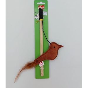 Aimé - Speelgoedserie voor katten – pluche voor katten – vishengel vogel – bevat kattenkruid – 25 cm – ontwikkeld onder dierenartsencontrole – getest volgens CE-normen