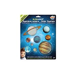 Buki - Zonnestelsel - 3D - Glow in The Dark - 9 planeten