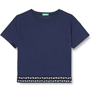 United Colors of Benetton Shirt voor meisjes en meisjes, blauw 252