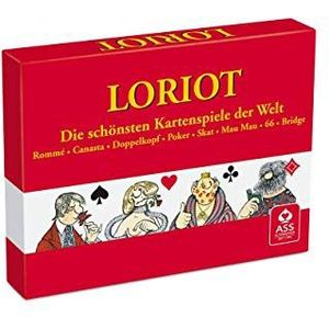 ASS - 22571007 - gezelschapsspel ""Loriot Rommé"" - Taal: Duits