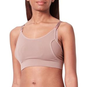 Noppies Soutien-gorge de pompage Mae Seamless Sensil pour femme, Taupe profond - N133, XS - S