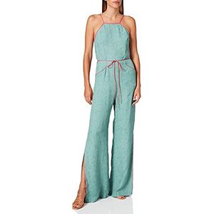 Intropia dames lange jumpsuit, turquoise (205)