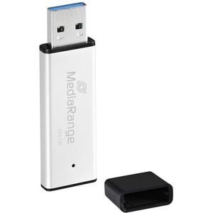 MediaRange 256GB USB 3.0 high-performance geheugenstick zilver
