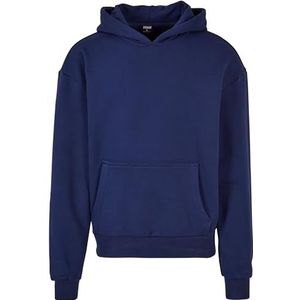 Urban Classics Superzwaar sweatshirt met capuchon voor heren, marineblauw (light navy)