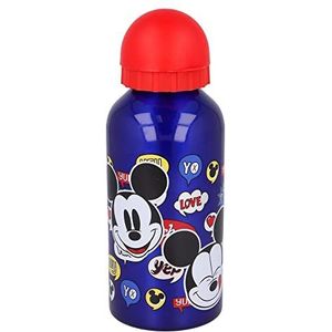 Stor Mickey Mouse Waterfles, aluminium kinderfles, herbruikbare waterfles, 400 ml