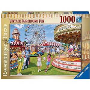Ravensburger Vintage Fairground Fun 1000 stukjes Jigsaw puzzel voor volwassenen en kinderen, leeftijd 12 jaar oud