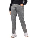 Ulla Popken Denim jeans, boyfriend jeans voor dames, Denim grijs