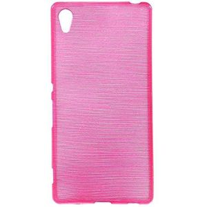 LD Case A000322 beschermhoes voor Sony Xperia Z4, geborsteld, roze