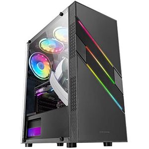 Mars Gaming MC-U3, pc-behuizing Gaming ATX XL, Front Triple ARGB, ventilator ARGB 12 cm, venster gehard glas