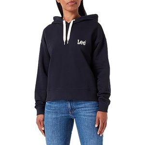 Lee Essential hoodie voor dames, zwart.