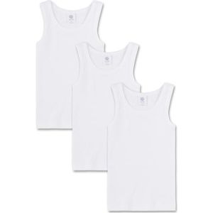 Sanetta Jongens onderhemden 3-pack 333735, wit (wit 10)