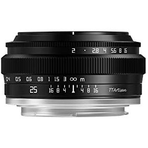 TTArtisan APS-C 25 mm F2 groothoeklens voor Sony E NEX-5 NEX-C3 NEX-5N NEX-7 NEX-F3 NEX-5R NEX-3N NEX-5T A3000 A5000 A6000 A6000