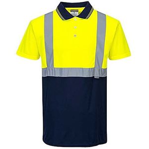 Portwest Hi-Vis 2-kleurige poloshirt, colorYeNa maat XXL S479YNRXXL