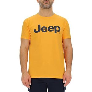 Jeep Heren T-shirt, Nacho Yellow/Night B, XL, Nacho Yellow/Night B