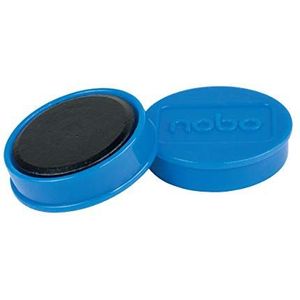 Nobo Magneetset voor whiteboard, magnetisch, 32 mm, 10 stuks, blauw, 1915299