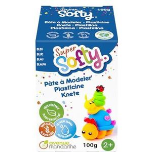Avenue Mandarine SO0880100200C – een doos met 100 g modelleerpasta – SuperSofty – vanaf 2 jaar – blauw