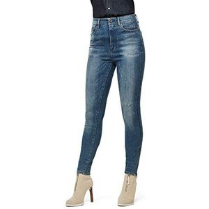 G-STAR RAW G-Star Shape High Waist Super Skinny Jeans voor dames, Zaffre 9136-b823, antieke look, gerestaureerd