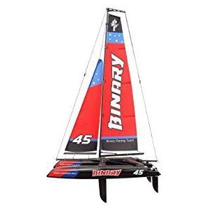 Amewi 26059 - Binary - Catamaran Zeilboot, 40 cm, 2, 4 GHz