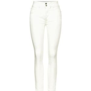 Street One A377746 Dames Slim Jeans en Top, Gebroken wit