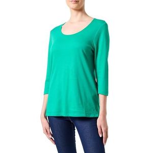 Street One A317659 Basic T-shirt met 3/4 mouwen voor dames, Frisse lente groen