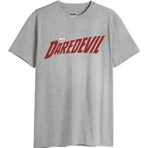 Marvel Medadevts014 T-shirt voor heren (1 stuk), Grijs Chinees