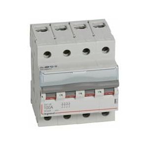 Legrand 406489 DX³-IS schakelaar, 4P, 400 V, 100 A, 4 modules