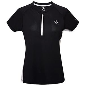 Dare 2b Outdare II Jersey T-shirt voor dames, Zwart/Wit