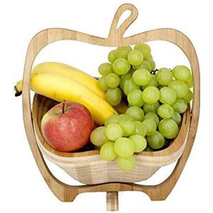 GMMH Opvouwbare fruitmand van hout (appel/1 design)