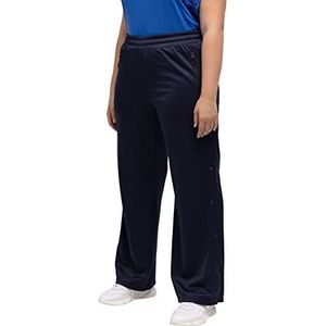 Ulla Popken Joggingbroek drukknopen De joggingbroek dames, marineblauw, 50-52, Marinier