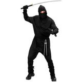 WIDMANN MILANO PARTY FASHION Ninja-kostuum, samurai, krijger, schaduwkrijger, vechter, carnavalskostuum,