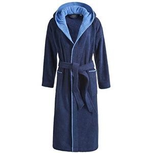 Egeria Calypso badjas met capuchon voor meisjes en jongens, maat 128-164, Donkerblauw