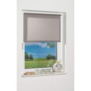 K-home Klemmfix mini-rolgordijn, daglicht, grijs, 150 x 65 cm (l x b)
