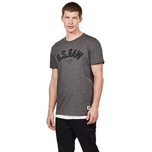 G-STAR RAW Graphic 12 T-shirt voor heren, Grijs (Graniet Htr 2522)
