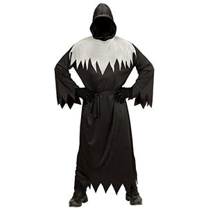 Widmann - Ghoul kostuum met capuchon en onzichtbaar gezicht, riem, Halloween, carnaval, themafeest