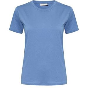Kaffe Kamarin T-shirt voor dames, korte mouwen, regular fit, Regatta blauw