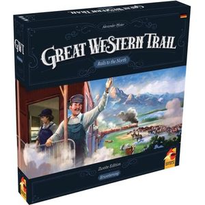 Eggertspiele Great Western Trail 2e Edition - Rails to the North | Uitbreiding | Kennerspel | Strategiespel | 1-4 spelers | vanaf 12 jaar | 75-150 minuten | Duits