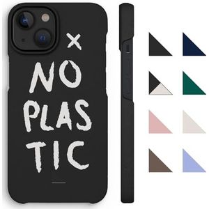 A GOOD Duurzame beschermhoes voor iPhone 13 Mini - plasticvrij - mat zwart