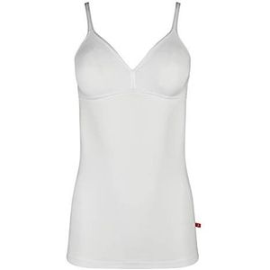 Huber Fine Cotton BH dames bodyshirt, wit (wit 0500)