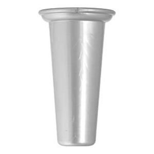 Home 3583726 begraafplaats pot kunststof zilver 18,5 cm
