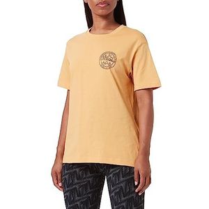 Jack Wolfskin Lumière de Camp T-shirt pour Femme, Jaune miel, L