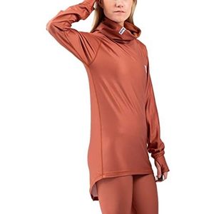 EIVY Top Icecold Yoga T-shirt dames, roest, S, Roest.