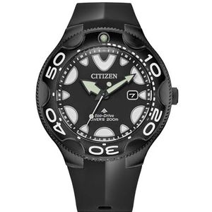 Citizen BN0235-01E horloge, zwart, één maat, riemen, zwart., Riemen