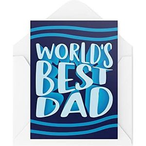 Grappige wenskaarten | Wereld's Beste papa, verjaardag, papa, Vaderdag, grappige grap | CBH1233