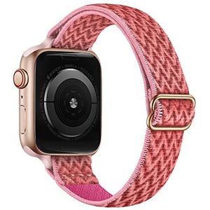 Lysun SOLO Loop elastische nylon armband, compatibel met Apple Watch band 42 mm, 44 mm, 45 mm, verstelbare elastische band voor iWatch Series SE/7/6/5/4/3/2/1