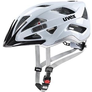 uvex Unisex fietshelm voor volwassenen Active Cloud Silver 52-57cm