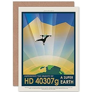 HD 40307G reiskaart met envelop Super Earth NASA Space Tours