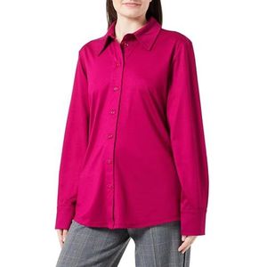 Seidensticker Chemisier pour femme - Chemisier de ville - Chemisier - Chemise - Coupe droite - Manches longues - Uni - Stretch, Rose, 48