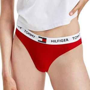 Tommy Hilfiger Tommy 85 bikini van katoen, kort, Pvh, klassiek wit, Rood (Tango Red)