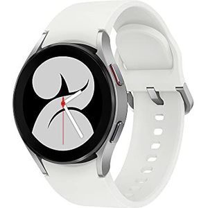 Samsung Galaxy Watch4 Smartwatch, gezondheidscontrole, sporttracking, lange batterijduur, 40 mm, LTE kleur zilver (ES-versie)