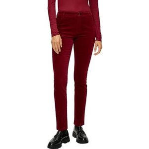 s.Oliver 2138773 lange damesbroek, slim fit, 3871